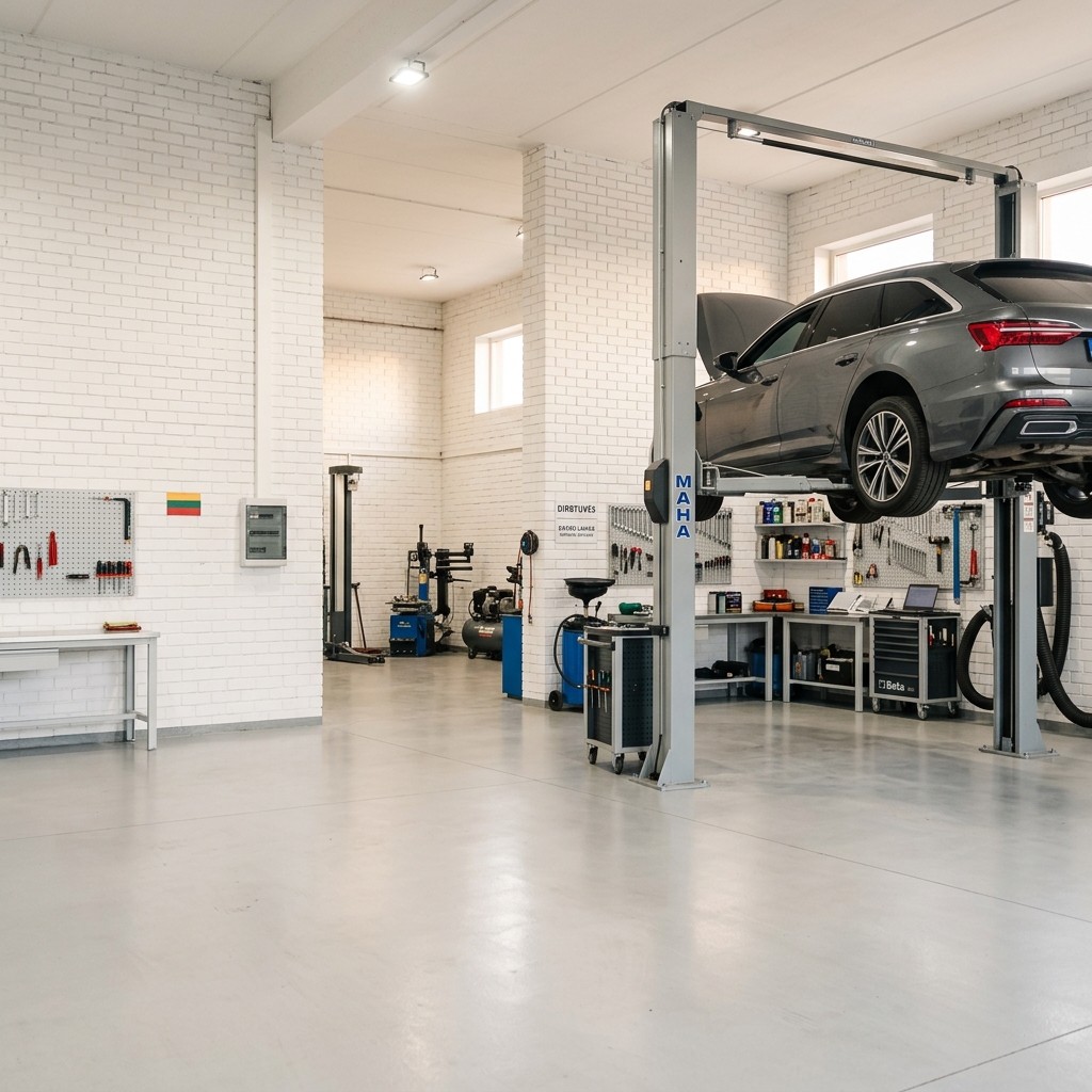 Švarus ir autentiškas auto servisas